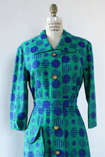 Russian Deco Coat Dress M
