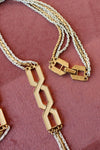 Monet Enamel Chain Necklace