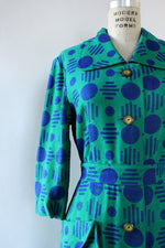 Russian Deco Coat Dress M