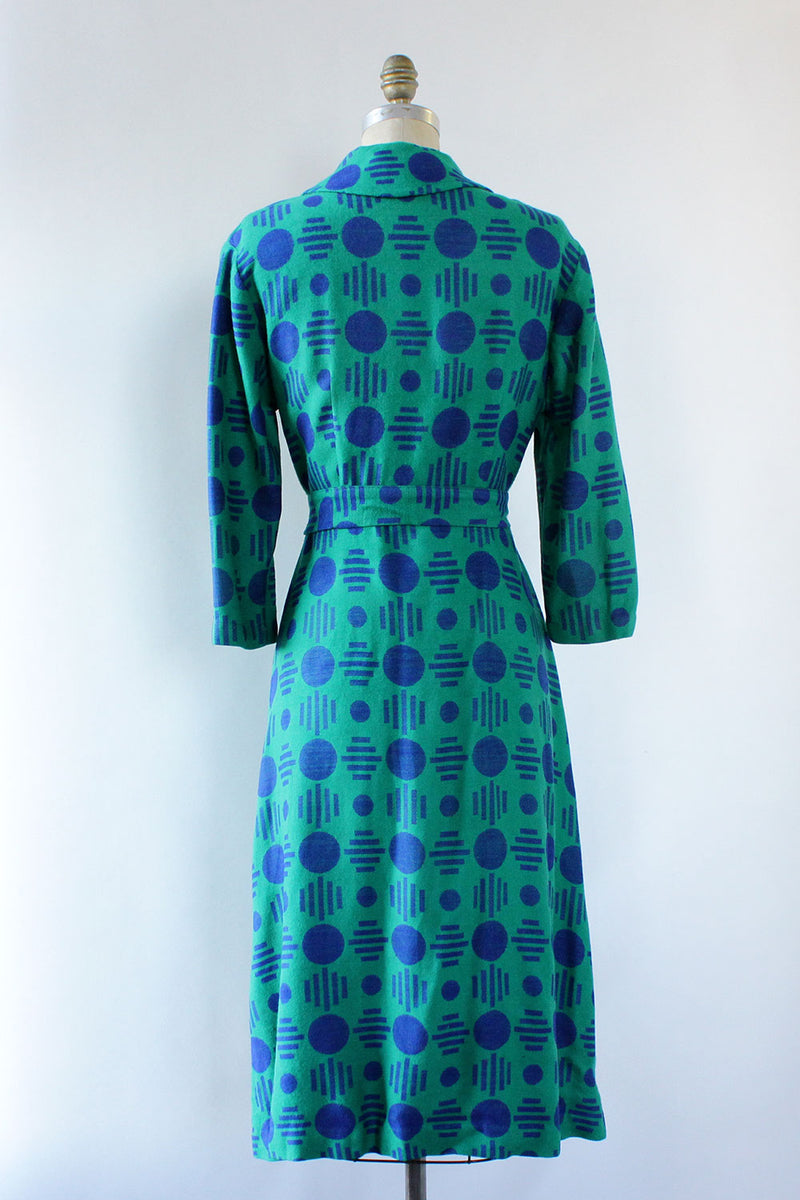 Russian Deco Coat Dress M