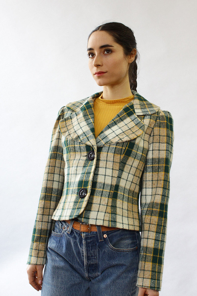 Spruce Plaid Jacket M