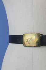 Etched Tree '79 Buckle Belt