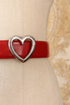 Moschino Heart Buckle Belt M/L
