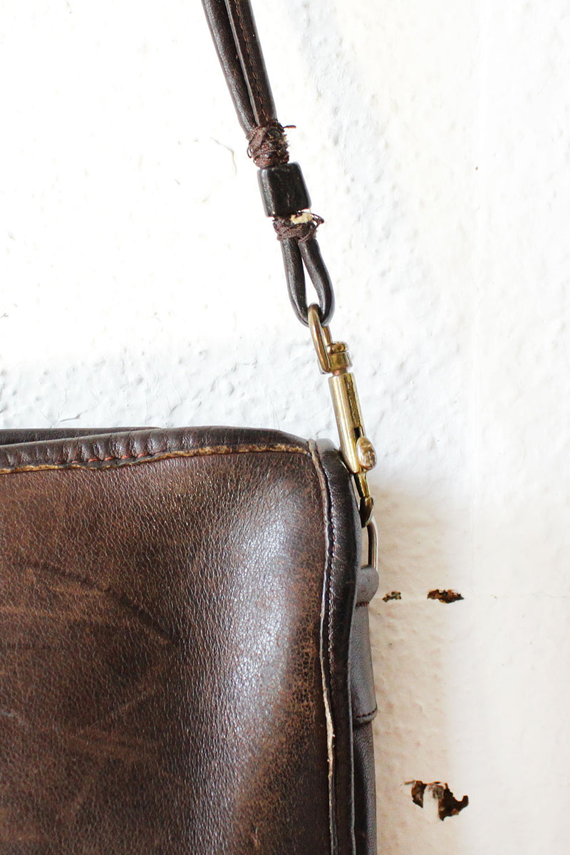 Tobacco Brown 70s Coach Bag