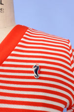 Seahorse Striped Tricot Dress M