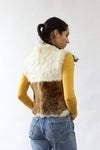 Woodland Rabbit Fur Vest S