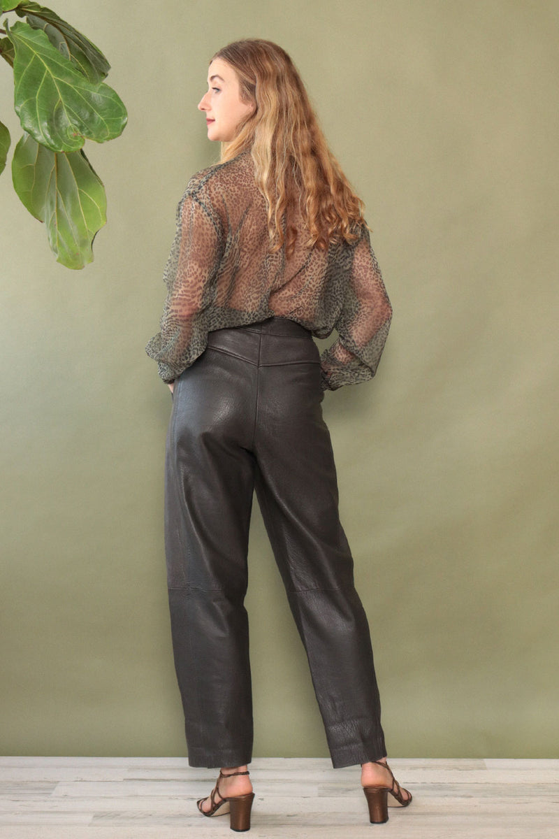 Maglia Thick Leather Slacks M