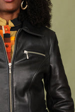 Tough Leather Zip Jacket S