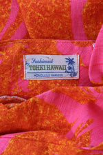Tohki Hawaiian Caped Maxi Dress M/L