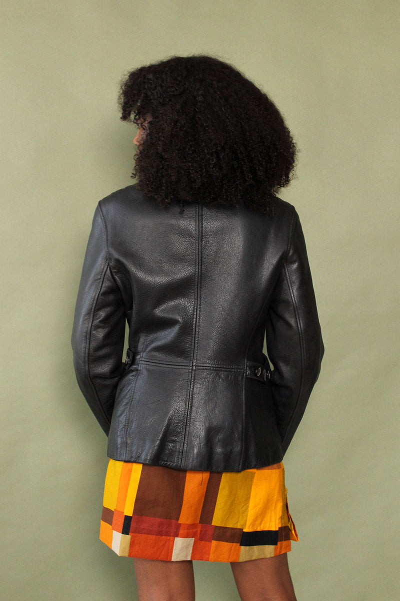 Tough Leather Zip Jacket S
