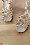 Golden Cage Sandals 7 1/2