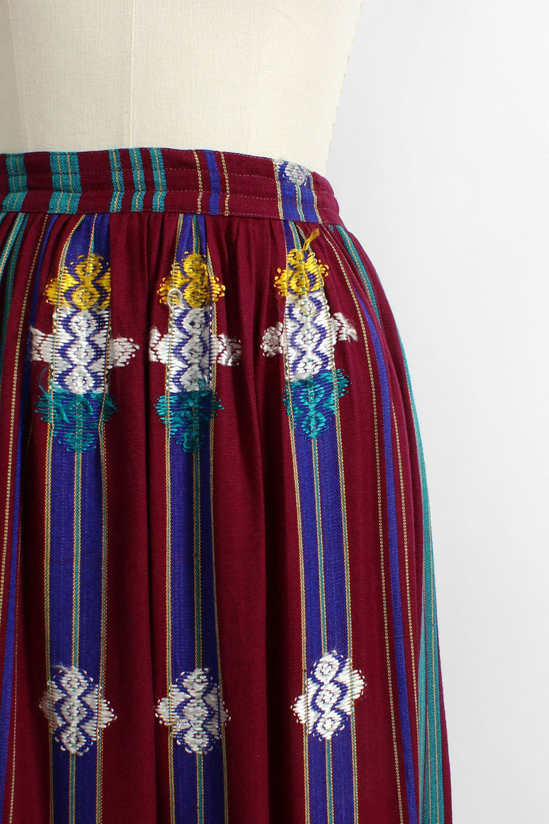 Mulberry Fringe Skirt S