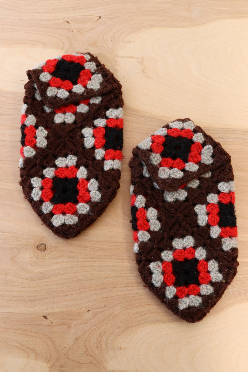 Granny Square Slippers 8/9