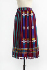 Mulberry Fringe Skirt S
