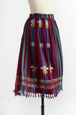 Mulberry Fringe Skirt S