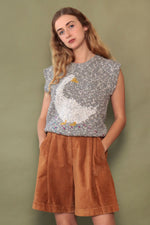 Swan Sweater Vest S-L