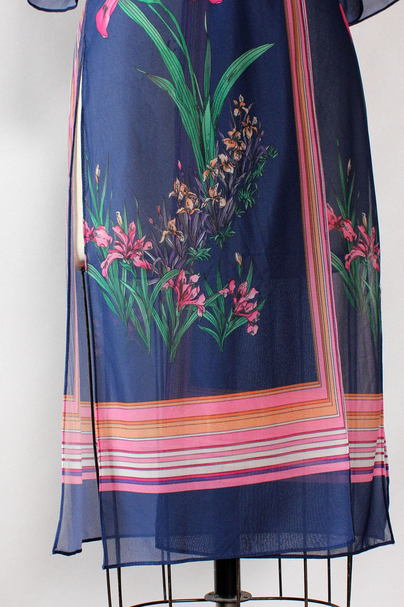 Iris Scarf Print Topper S-L
