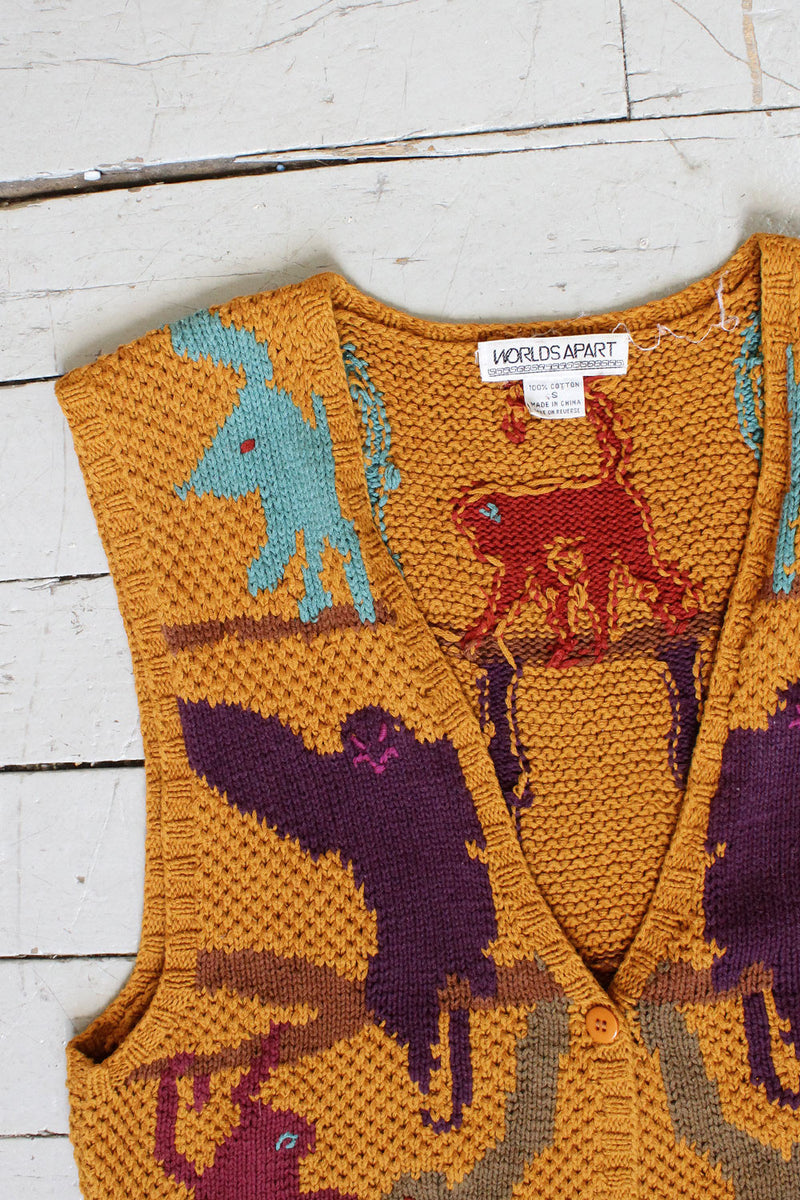 Monkey Knit Vest