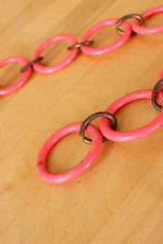 Pink Circle Chain Belt