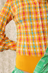 Saffron Plaid Bodysuit S/M