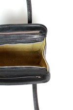 Tooled Leather Fur Patch Calendar Bag