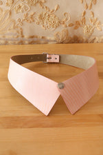 Notched Embossed Pink Belt S-L