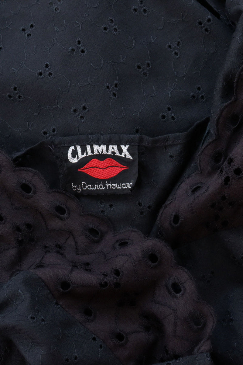 Climax Eyelet Halter Wrap Dress XS/S