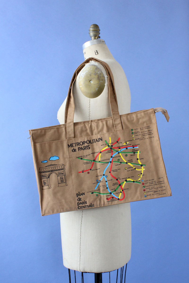 Paris Métro Map Tote