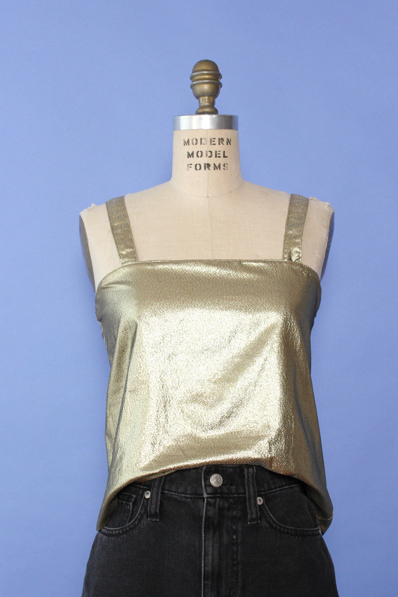 Malbe Bronze Lamé Tank S