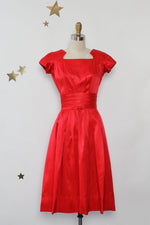 Gigi Young Ruby Satin Dress XS