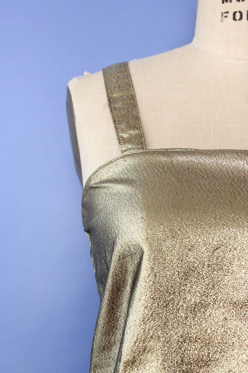 Malbe Bronze Lamé Tank S