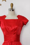 Gigi Young Ruby Satin Dress XS
