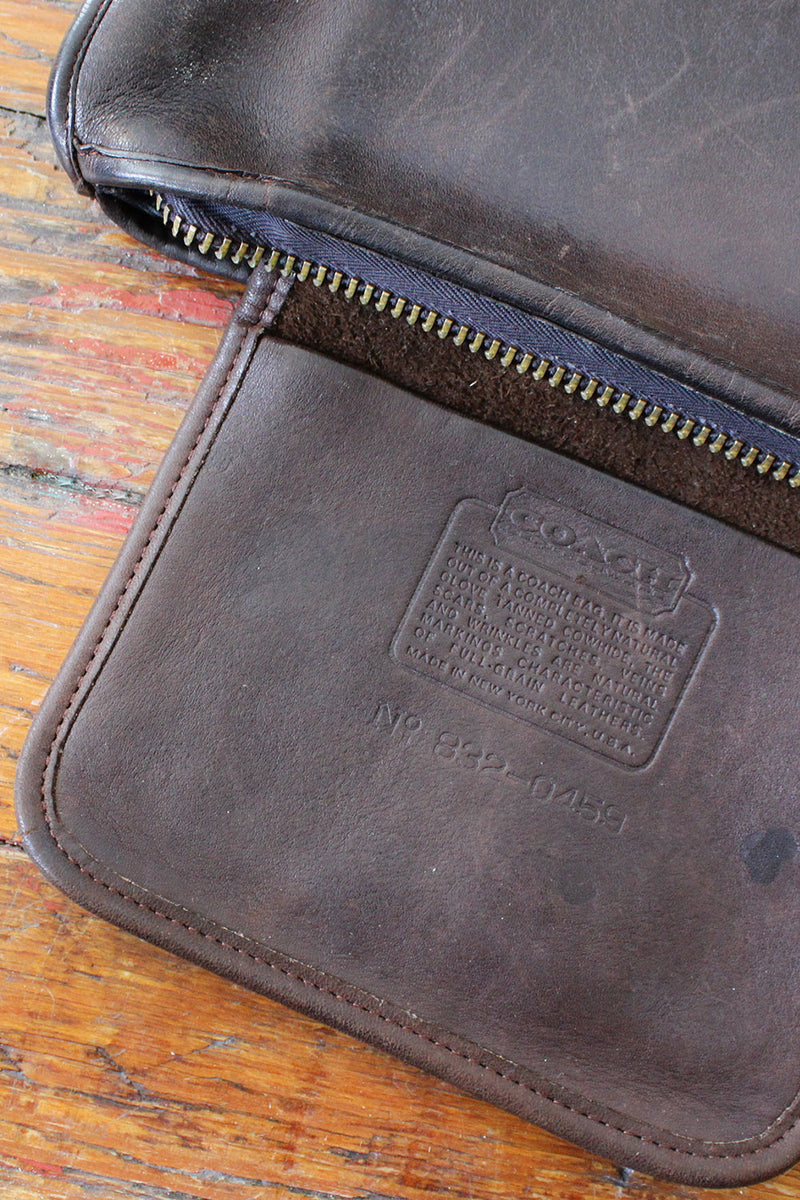 Tobacco Brown 70s Coach Bag