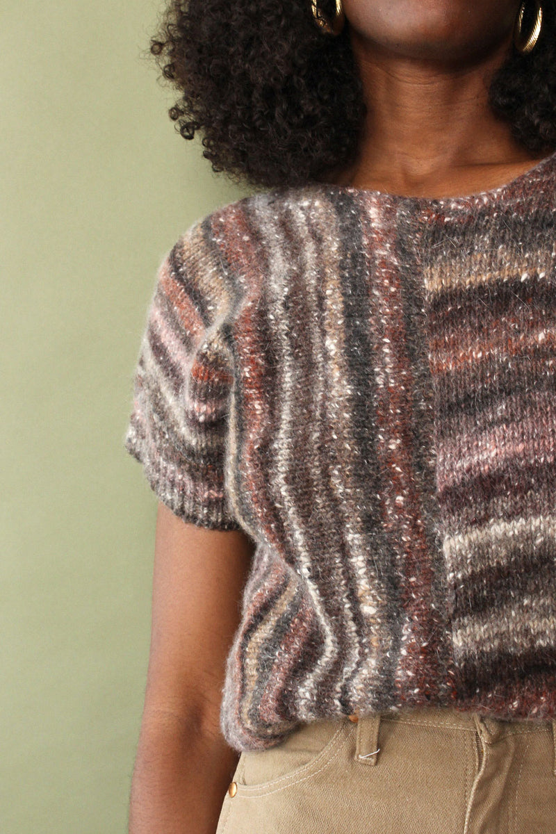 Umber Mohair Speckle Sweater S-L