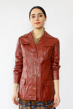 Brick Leather Jacket XS/S