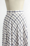 Windowpane Rayon Skirt S/M