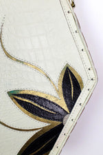 Mille Fiori Metallic Floral Boxy Crossbody Bag