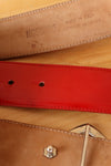 Moschino Heart Buckle Belt M/L
