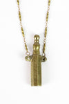 Etched Poison Bottle Necklace