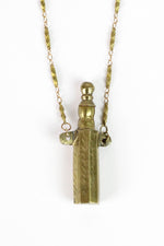 Etched Poison Bottle Necklace