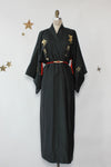Golden Embroidered Silk Kimono