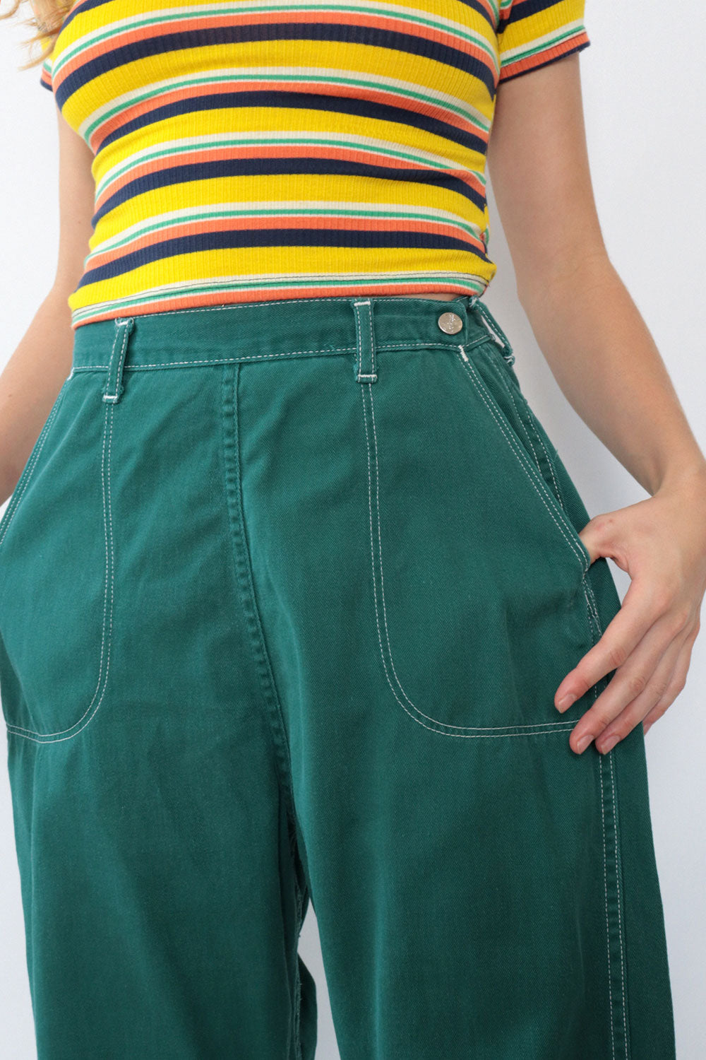 Jeanie's Blue Bell Side Zip Jeans M