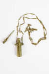 Etched Poison Bottle Necklace