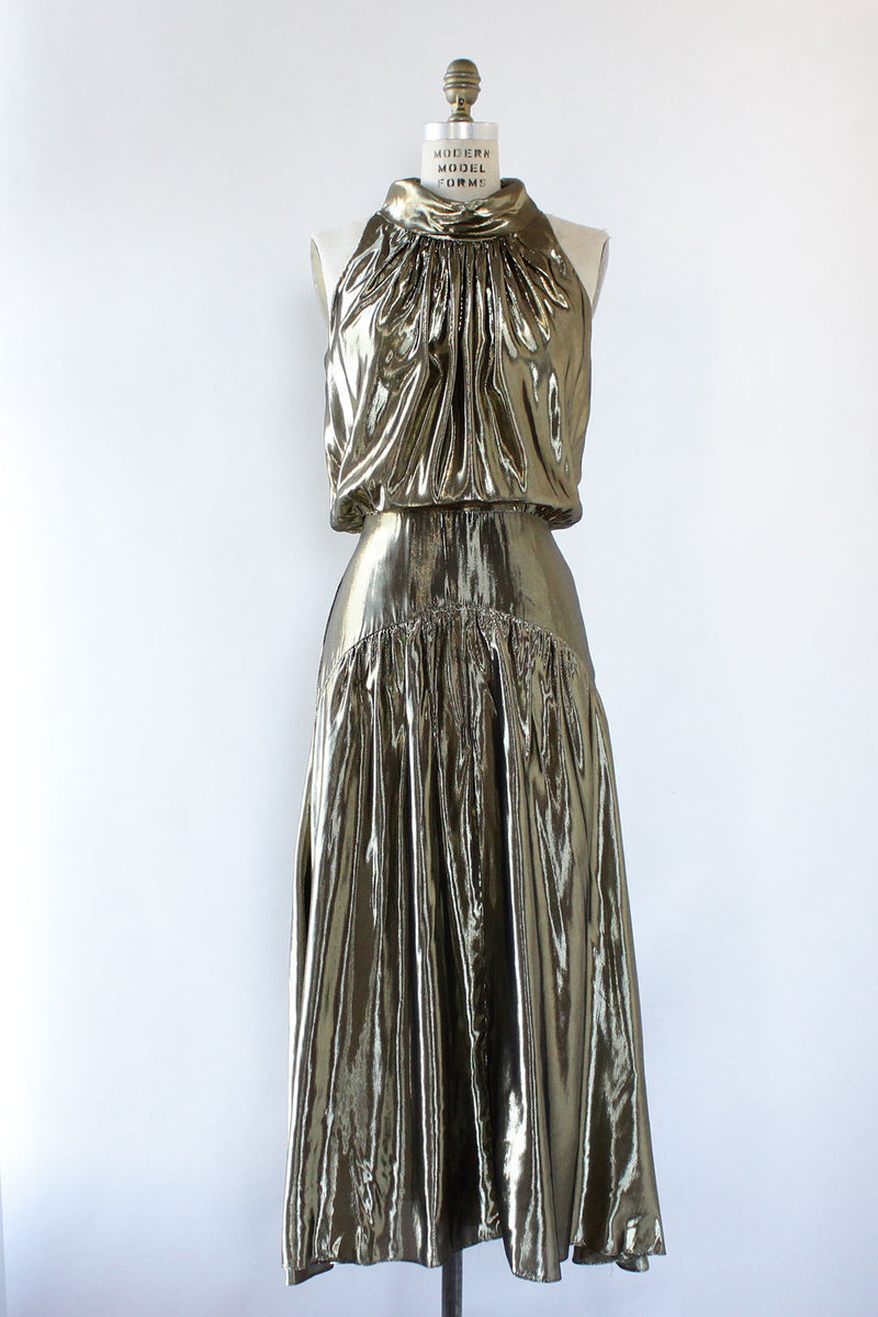Liquid Gold Dress S/M
