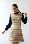 Striped Pocket Dress M