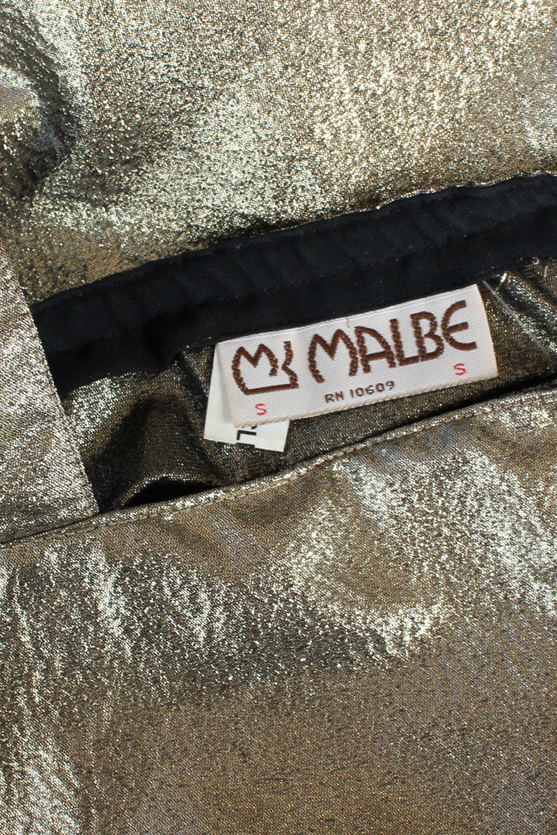 Malbe Bronze Lamé Tank S