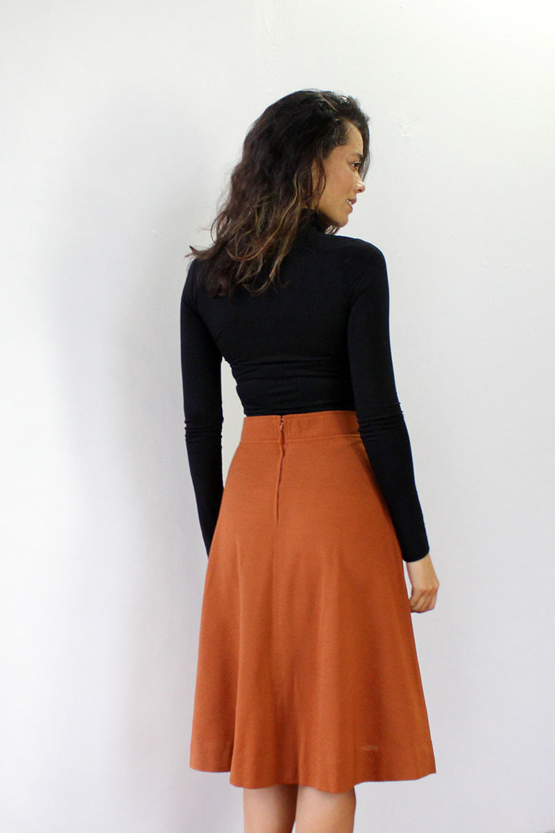 Italian Applique Flare Skirt M/L