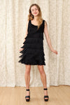 Full Fringe Mini Dress M/L
