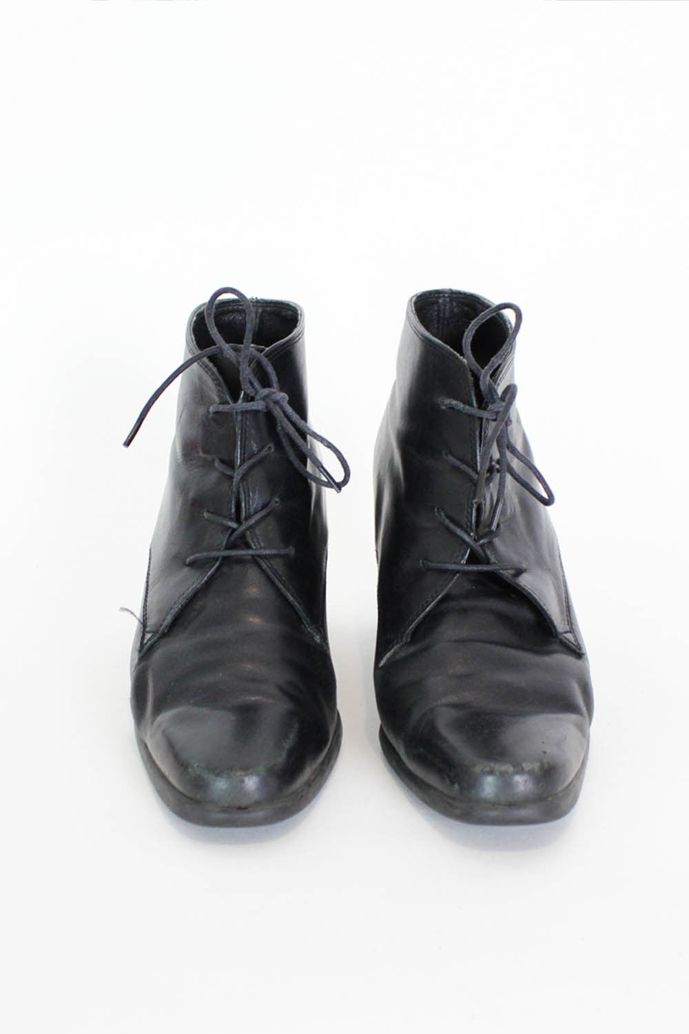 Lace Up Heeled Ankle Boots 7