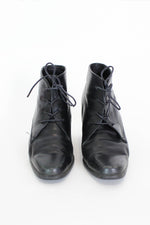 Lace Up Heeled Ankle Boots 7